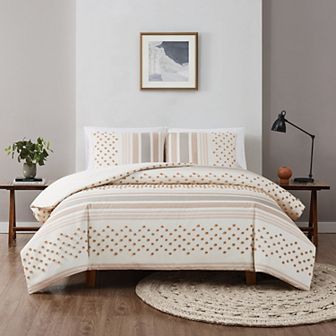 Brooklyn Loom Mia Tufted Texture Comforter Set with Shams