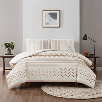 Brooklyn Loom Mia Tufted Texture Comforter Set with Shams
