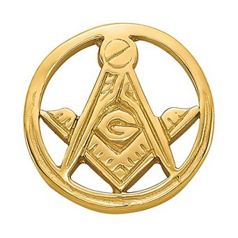 Masonic Collection 14k Gold Masonic Circle Lapel Pin