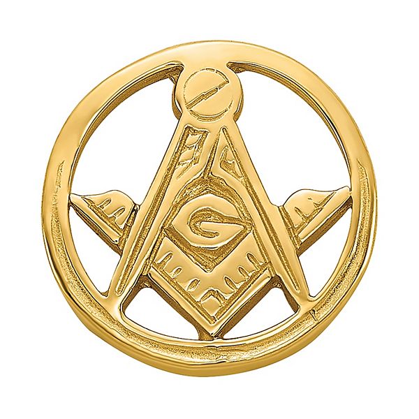 Masonic Collection 14k Gold Masonic Circle Lapel Pin