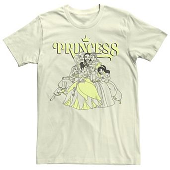 Disney Princess Juniors' Group Neon Princess Boyfriend Tee