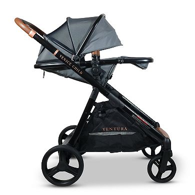 Venice Child Ventura Single to Double Sit-And-Stand Stroller