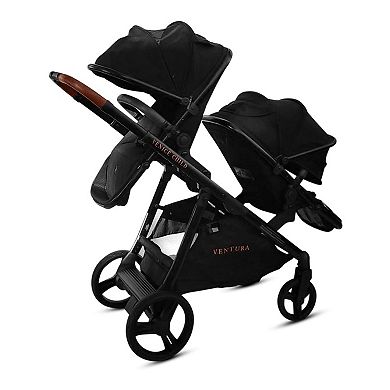 Venice Child Ventura Single to Double Sit-And-Stand Stroller & 2nd Toddler Seat