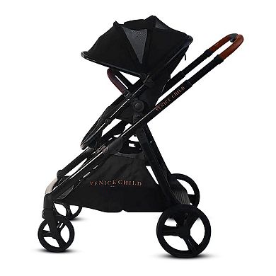Venice Child Ventura Single to Double Sit-And-Stand Stroller & 2nd Toddler Seat