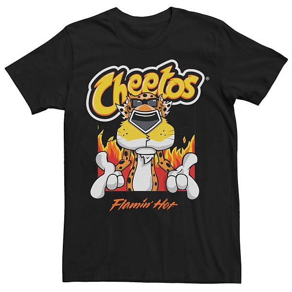 Big And Tall Chester Cheetos Flamin Hot Graphic Tee 