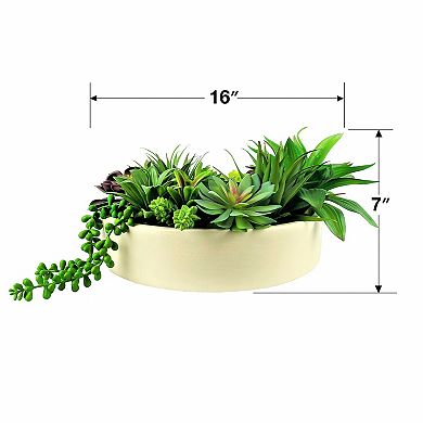 Sonoma Goods For Life Deluxe Artificial Succulent Garden Table Decor