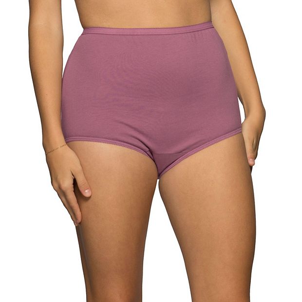 Vanity Fair Women's Perfectly Yours Tailored Cotton Brief Panty 15318