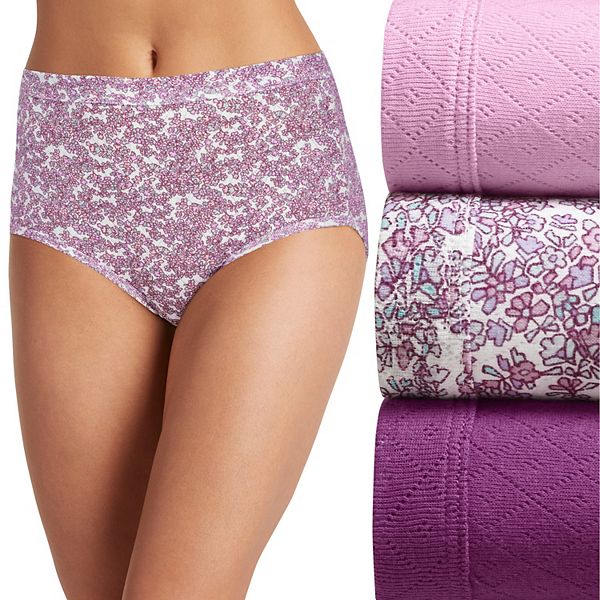 Women's Jockey® Elance Breathe 3pack Pointelle Briefs Panty Set 1542
