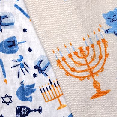 Hanukkah dish towels