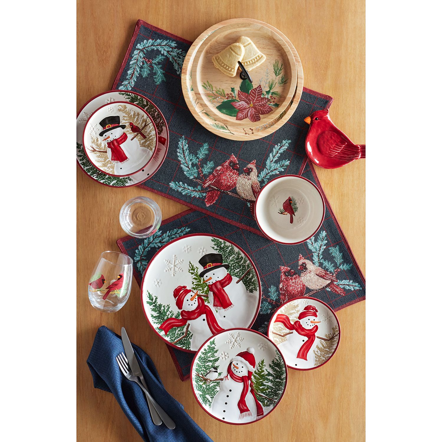 Placemats are a must for any holiday dinner table setting.