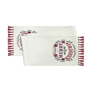 St. Nicholas Square® Merry Christmas Table Runner