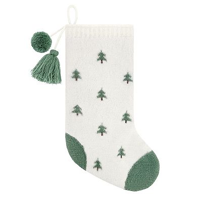 St. Nicholas Square® Knit Intarsia Tree Stocking