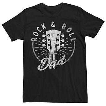 Big & Tall Rock And Roll Dad Graphic Tee
