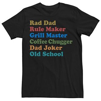 Big & Tall Great Dad Qualities Tee