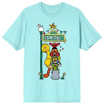 Juniors' Sesame Street Character Short Sleeve Graphic Tee