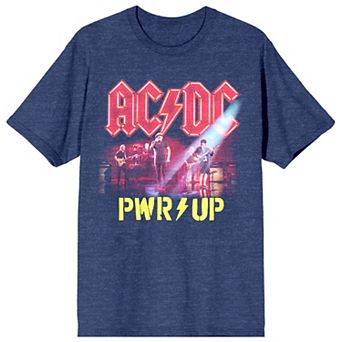 Juniors' ACDC PWR UP Concert Art Short Sleeve Graphic Tee