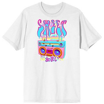 Juniors' Chrome Baddie Y2K Sweet Short Sleeve Graphic Tee