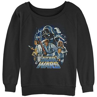 Juniors' Star Wars Classics Slouchy Graphic Sweatshirt