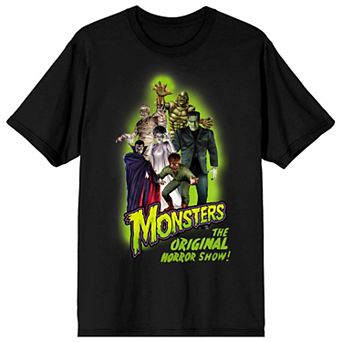 Juniors' Universal Monsters Group Short Sleeve Graphic Tee