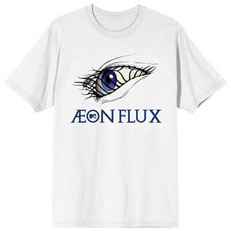 Juniors' Aeon Flux Eye Key Art Short Sleeve Graphic Tee