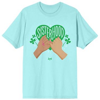 Juniors' Luck Movie Sisterhood Short Sleeve Graphic Tee