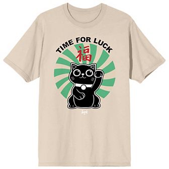 Juniors' Luck Movie Time For Luck Short Sleeve Graphic Tee
