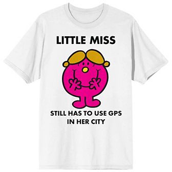 Juniors' Mr. Man And Little Miss GPS Short Sleeve Graphic Tee