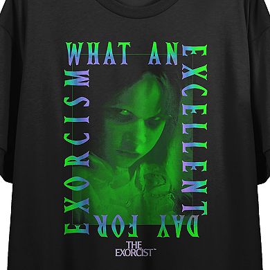 Juniors' The Exorcist What An Excellent Day Graphic Tee