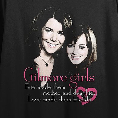 Juniors' Gilmore Girls Monotone Graphic Tee