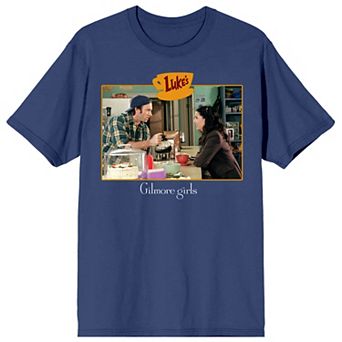 Juniors' Gilmore Girls Luke And Lorelei Graphic Tee