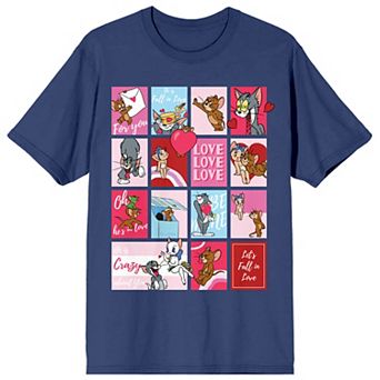 Juniors' Tom & Jerry Valentine's Day Love & Hearts Graphic Tee