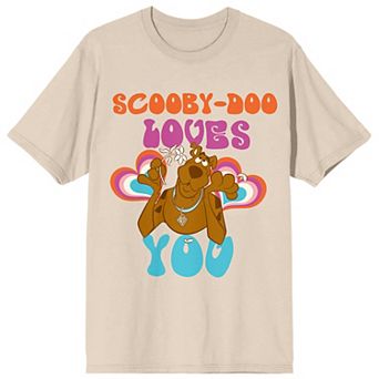 Juniors' Scooby Doo Loves You Valentine's Day Graphic Tee