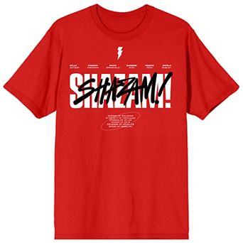 Juniors' DC Comics Shazam Fury Of The Gods Graffiti Graphic Tee