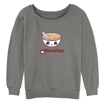 Juniors' Maruchan Ramen Kawaii Baby Bowl Slouchy Graphic Sweatshirt