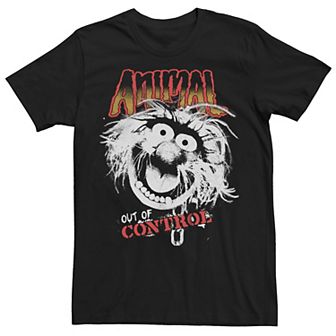 Big & Tall The Muppets Animal Out Of Control Graphic Tee
