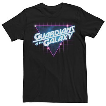 Big & Tall Marvel Guardians Of The Galaxy Retro Logo Graphic Tee
