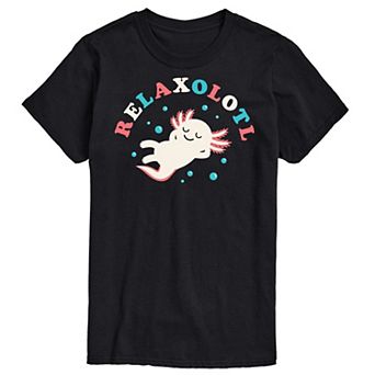 Big & Tall "Relaxolotl" Short Sleeve Graphic Tee