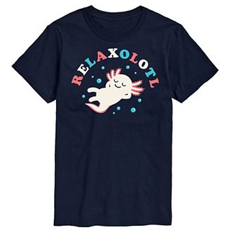 Big & Tall "Relaxolotl" Short Sleeve Graphic Tee