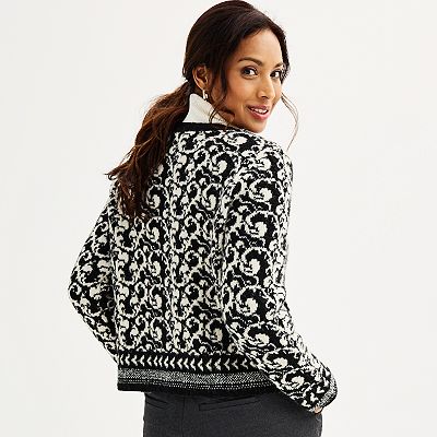 Kohls fair isle sweater hot sale