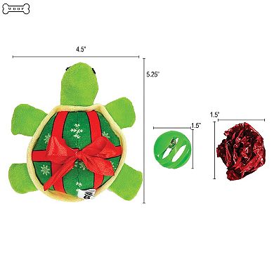 Meow 3-pack Holiday Turtle Cat Toys