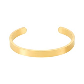 Men's Adornia 14k Gold Plated Stainless Steel 7mm Cuff Bracelet