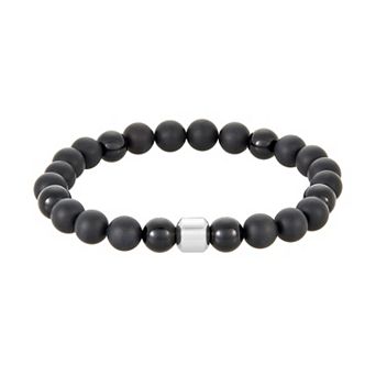Men's Adornia Stainless Steel Bead Bracelet