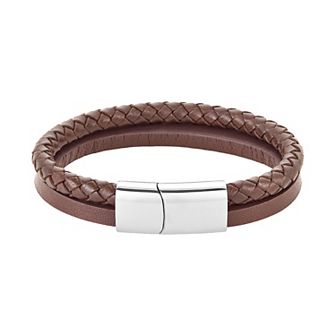 Men's Adornia Stainless Steel Braided Bracelet