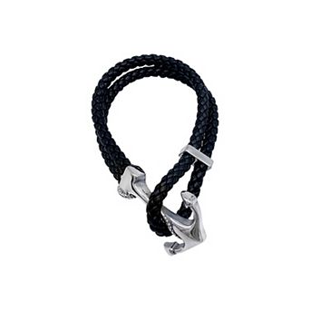 Men's Adornia Stainless Steel Braided Hook Bracelet
