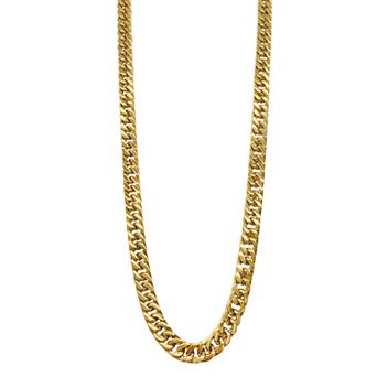 Men's Adornia Stainless Steel 9mm Curb Chain Necklace