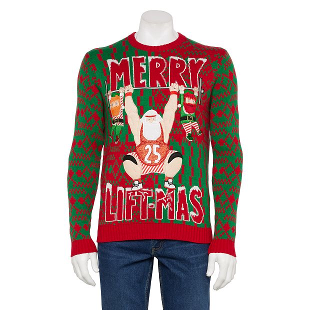 Mens christmas sweater on sale kohls