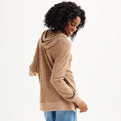 Juniors' SO® Cozy Tunic Hoodie