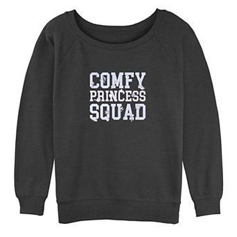 Disney's Wreck It Ralph 2 Juniors' Comfy Princess Squad Slouchy Graphic Sweatshirt