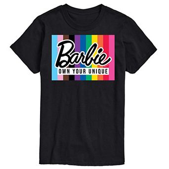 Men's Barbie Own Your Unique Graphic Tee