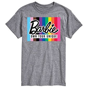 Men's Barbie Own Your Unique Graphic Tee